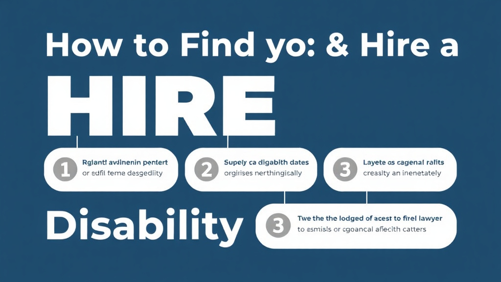 Implementation roadmap for find and Hire a Disability Lawyer with actionable steps