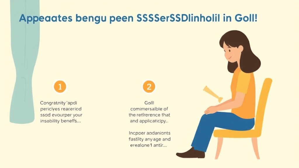 Action-oriented illustration showing how to apply appealing an SSDI Denial for Autoimmune Conditions
