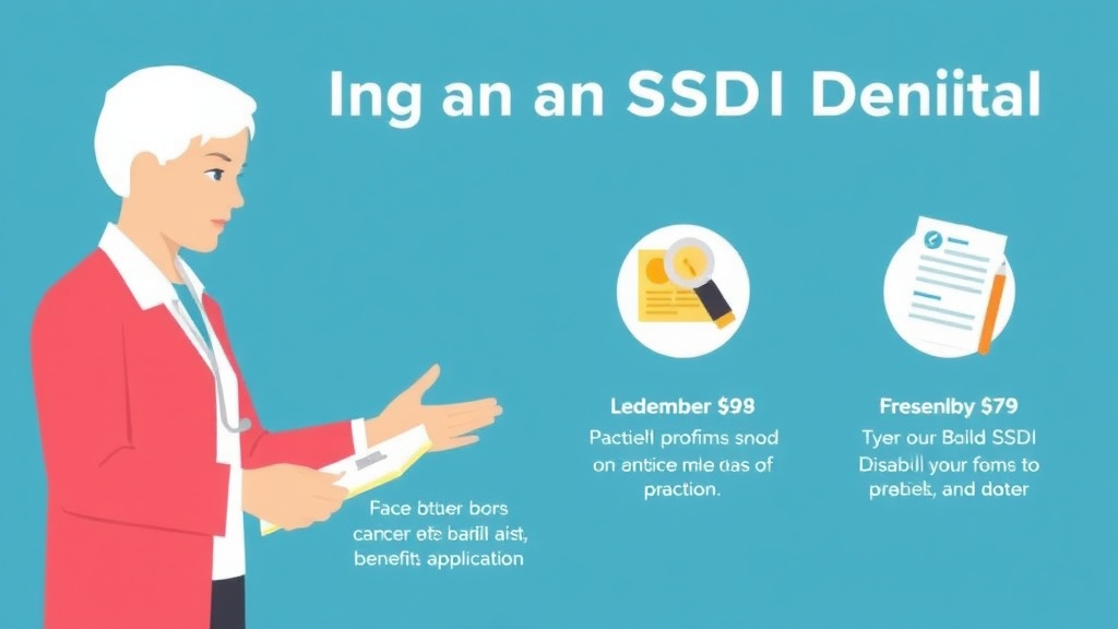 Process flow illustration for putting appealing an SSDI Denial for Cancer into action