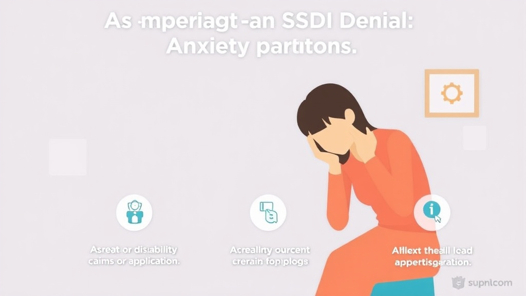 Step-by-step visual guide for implementing appealing an SSDI Denial for Anxiety