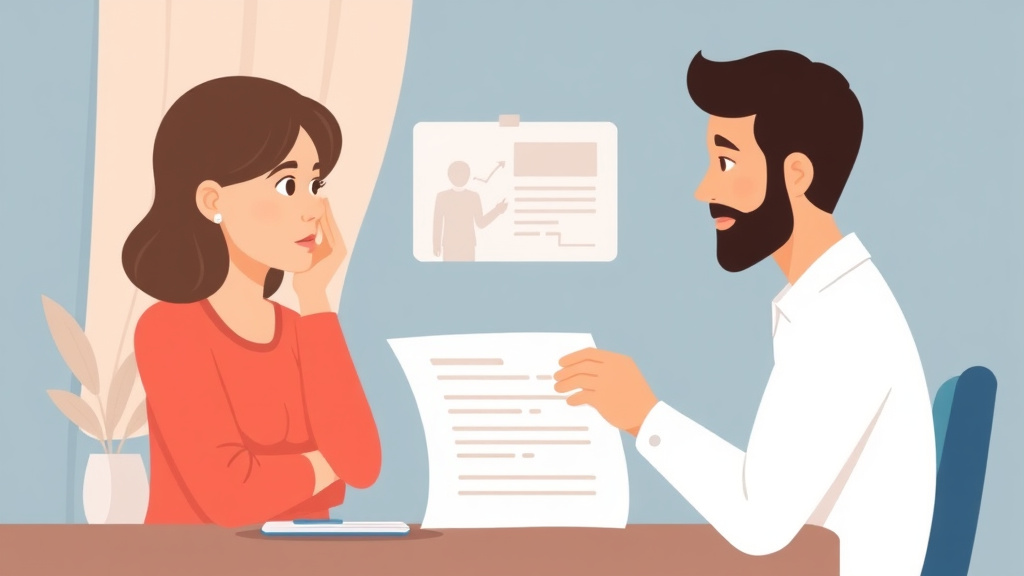 A professional illustration depicting appealing an SSDI Denial for Depression