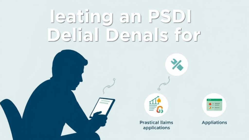 Real-world application diagram for appealing an SSDI Denial for PTSD