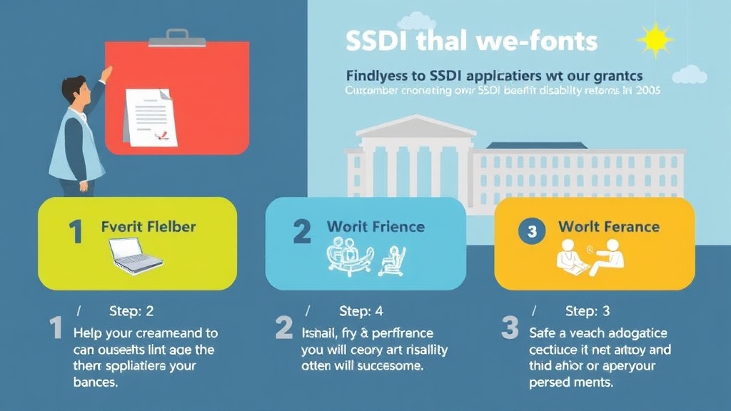 Practical workflow diagram for SSDI Appeal in Nevada: Hearing Offices, Wait Times, and Tips