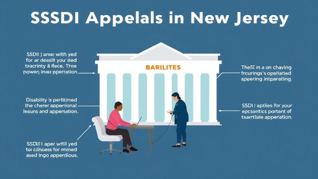 Real-world application diagram for SSDI Appeal in New Jersey: Hearing Offices, Wait Times, and Tips