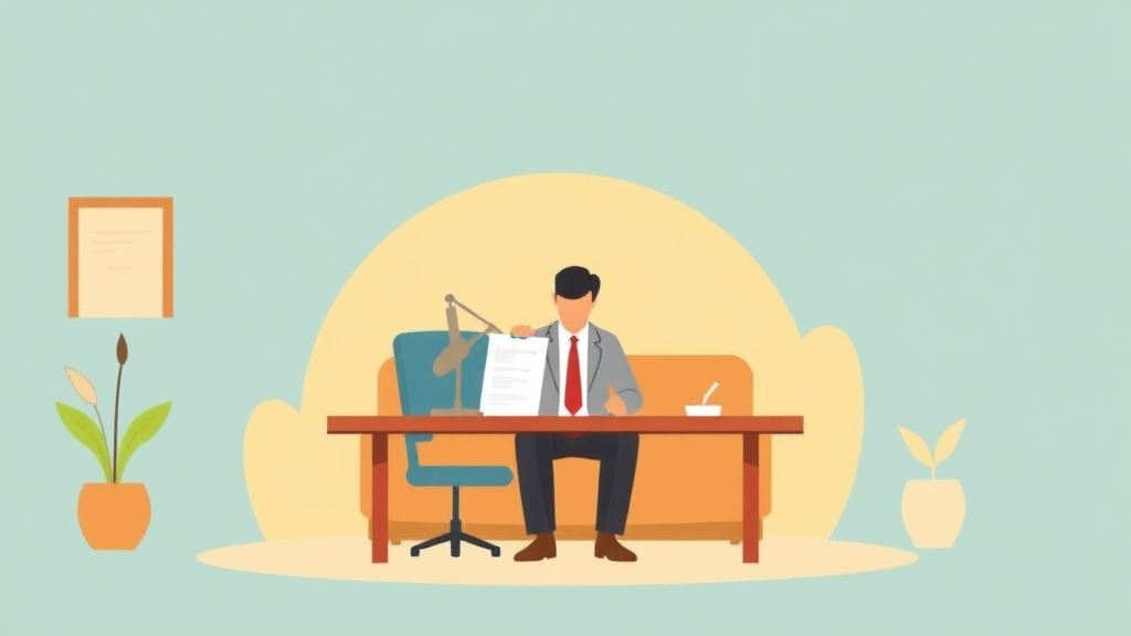 Educational graphic covering the essentials of SSDI Appeal in Oklahoma: Hearing Offices, Wait Times, and Tips