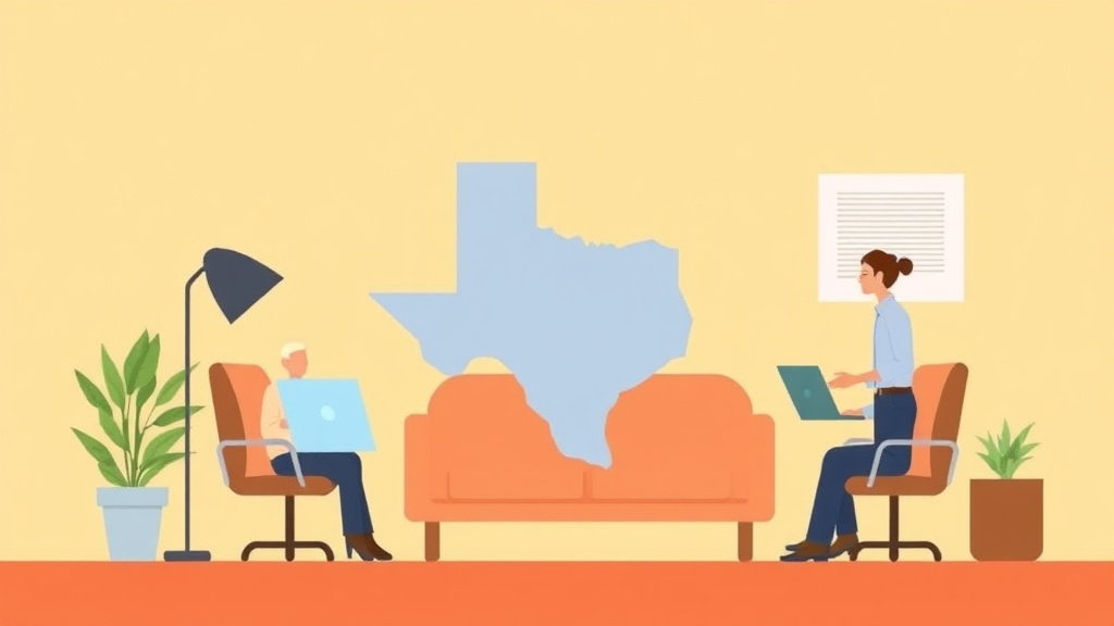 An informative visual explaining SSDI Appeal in Texas: Hearing Offices, Wait Times, and Tips for beginners and professionals