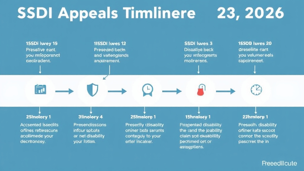 Real-world application diagram for SSDI Appeal Timeline 2026: How Long Each Stage Takes
