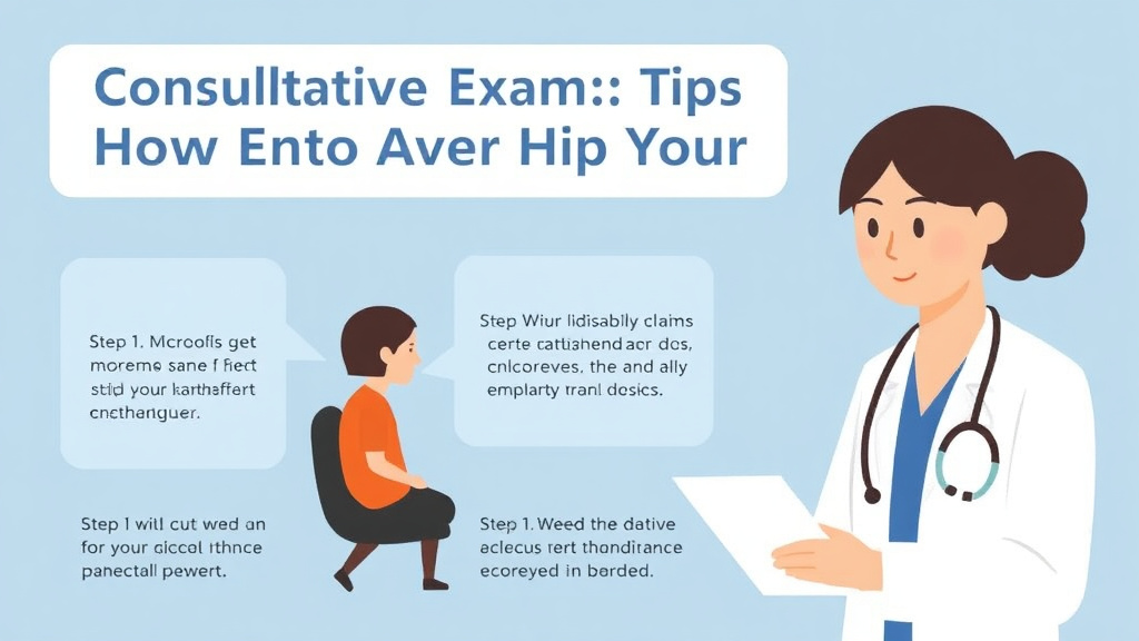 Process flow illustration for putting consultative Exam Tips: How to Avoid Hurting Your SSDI Case into action