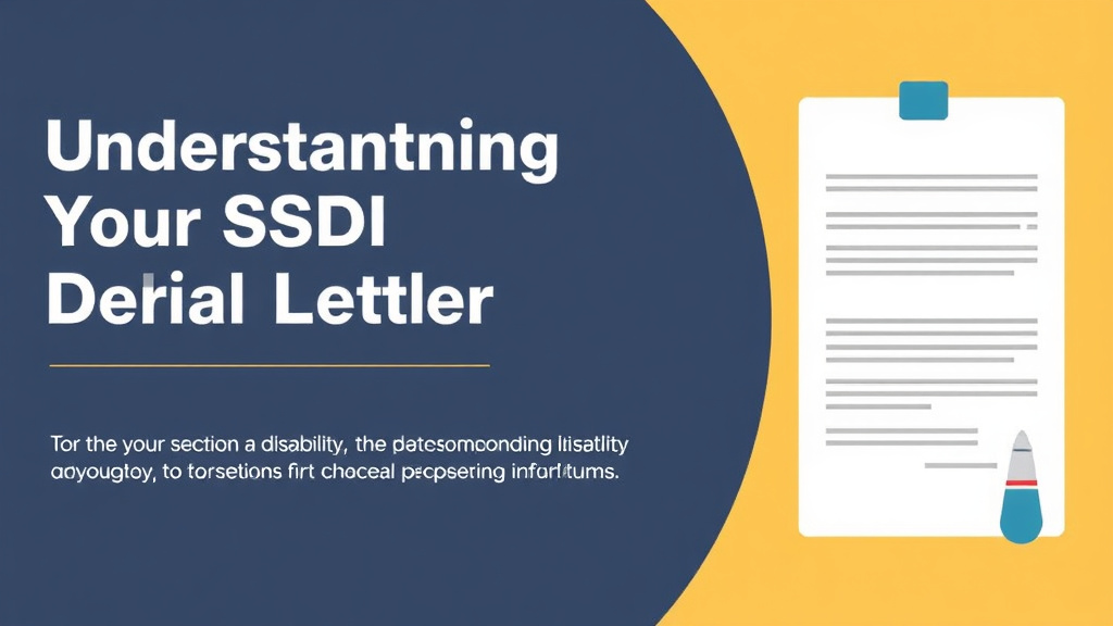 Step-by-step visual guide for implementing your SSDI Denial Letter: Section by Section