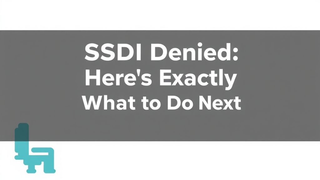 Process flow illustration for putting SSDI Denied? Here's Exactly What to Do Next into action