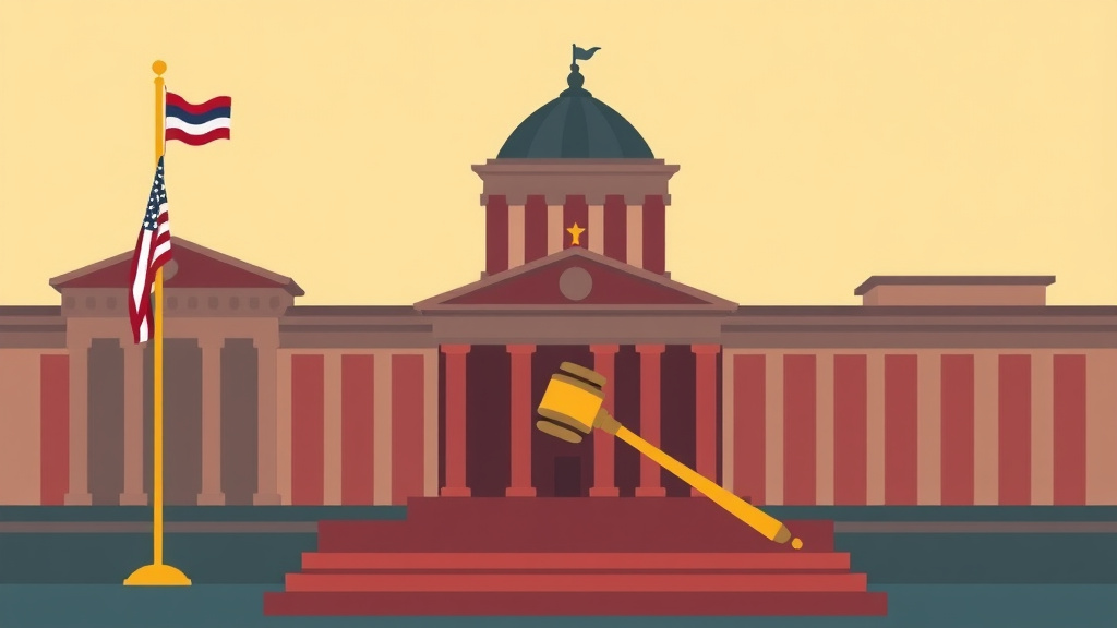 A professional illustration depicting SSDI Federal Court Appeal: The Final Step