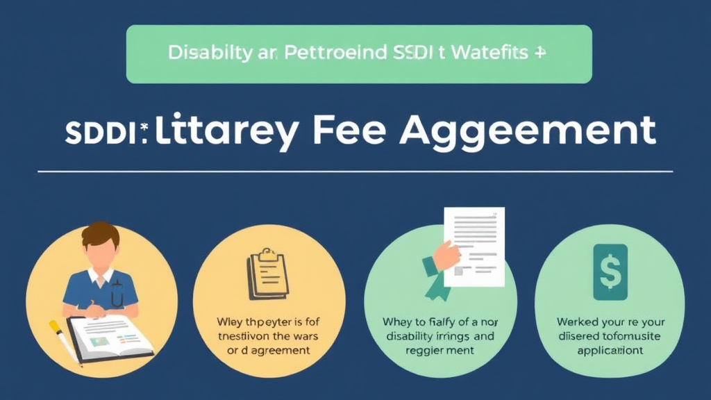 Practical workflow diagram for SSDI Attorney Fee Agreement: What to Sign and What to Watch For