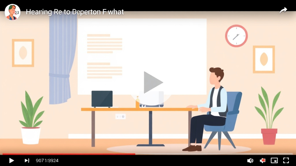 Visual overview of SSDI Video Hearing: How to Prepare and What to Expect with key concepts highlighted