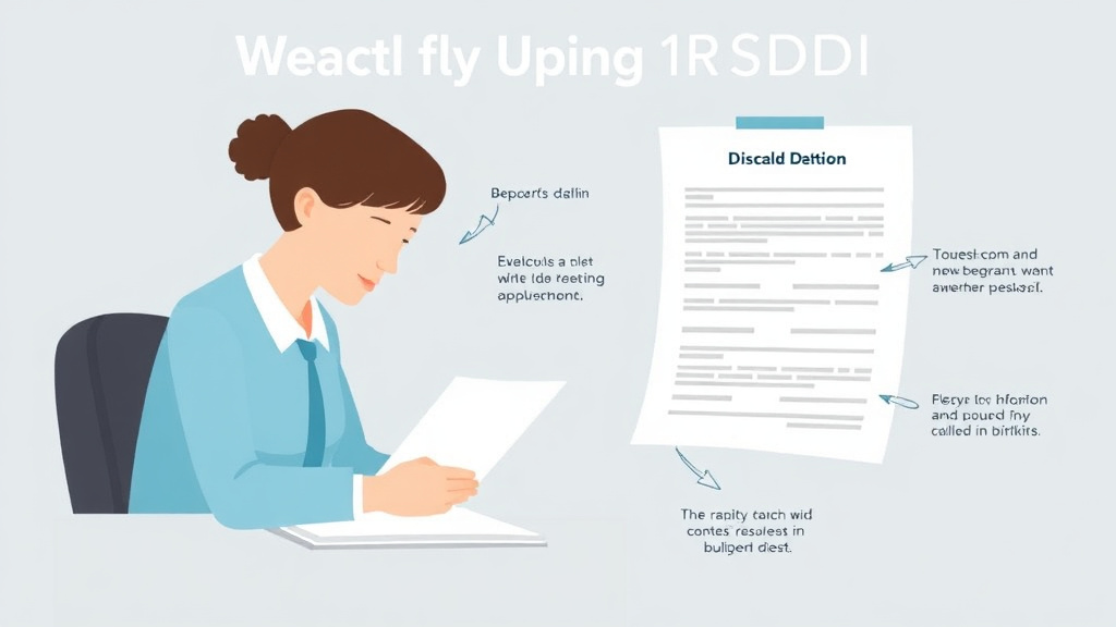 Step-by-step visual guide for implementing unfavorable SSDI Decision: Reading and Understanding the Ruling