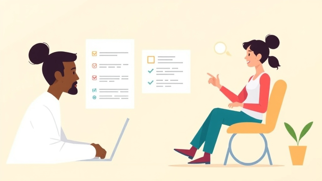 Conceptual diagram showing how function Report (SSA-3373) Tips: How to Describe Your Daily Limitations works in practice