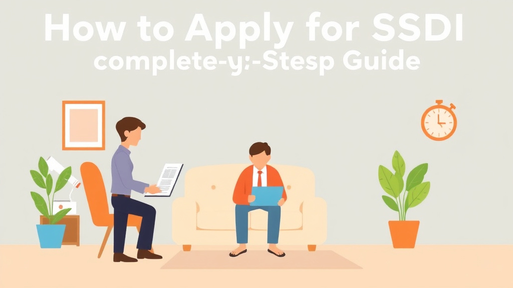 Visual overview of apply for SSDI: Complete Step-by-Step Guide with key concepts highlighted