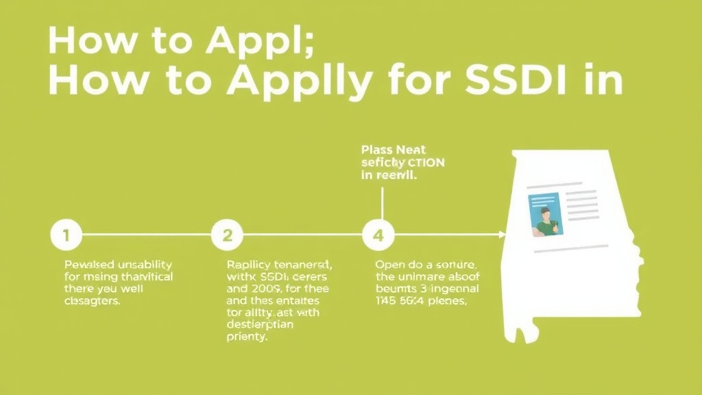 Step-by-step visual guide for implementing apply for SSDI in Alabama: Offices, Timelines, and Tips
