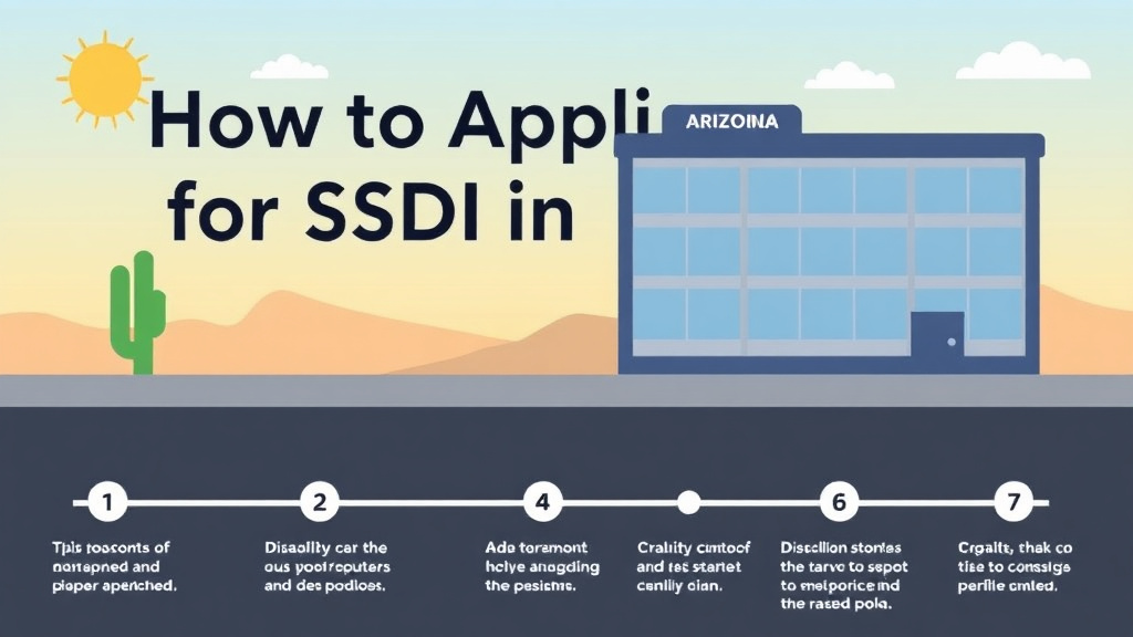 Real-world application diagram for apply for SSDI in Arizona: Offices, Timelines, and Tips
