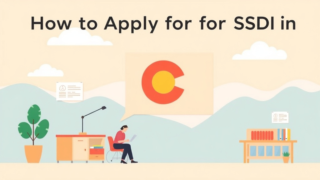 Detailed visual representation of apply for SSDI in Colorado: Offices, Timelines, and Tips
