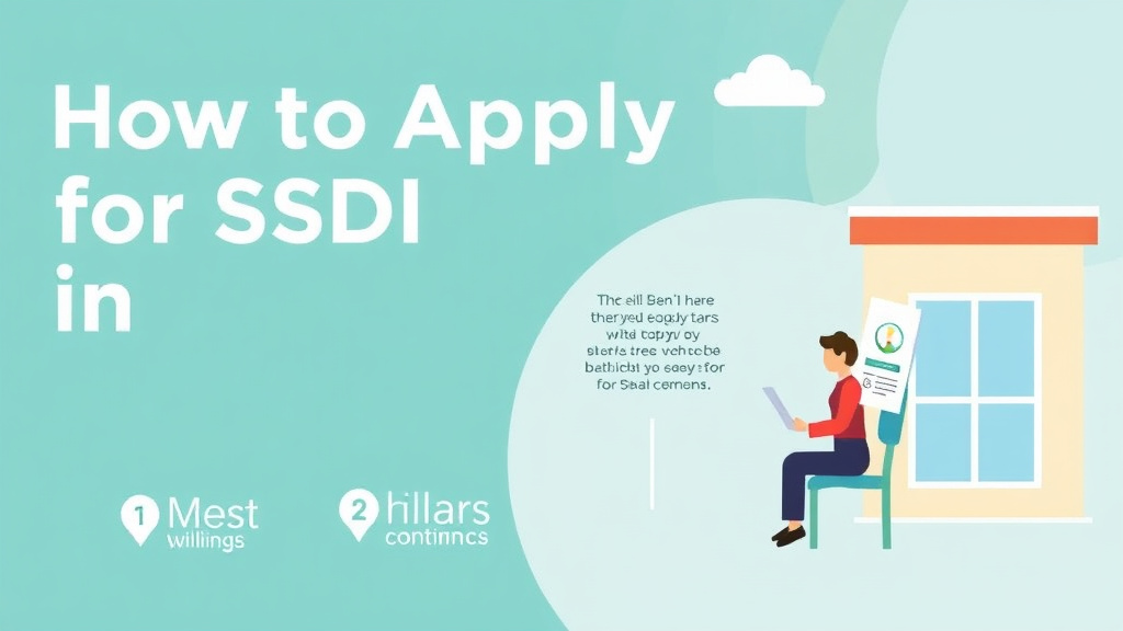 Action-oriented illustration showing how to apply apply for SSDI in Colorado: Offices, Timelines, and Tips