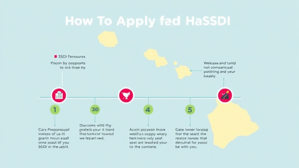 Practical workflow diagram for apply for SSDI in Hawaii: Offices, Timelines, and Tips