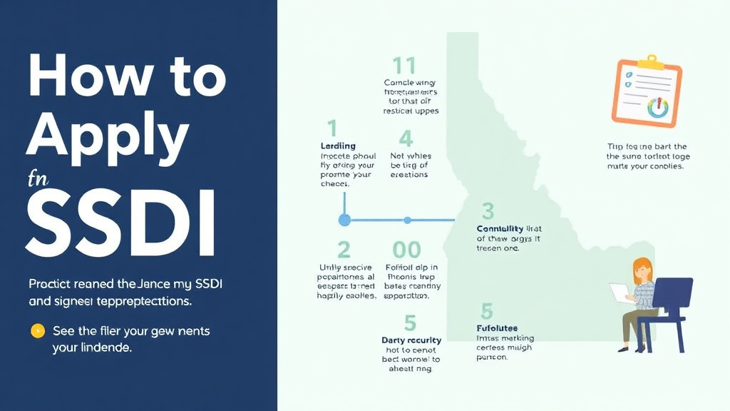 Real-world application diagram for apply for SSDI in Idaho: Offices, Timelines, and Tips