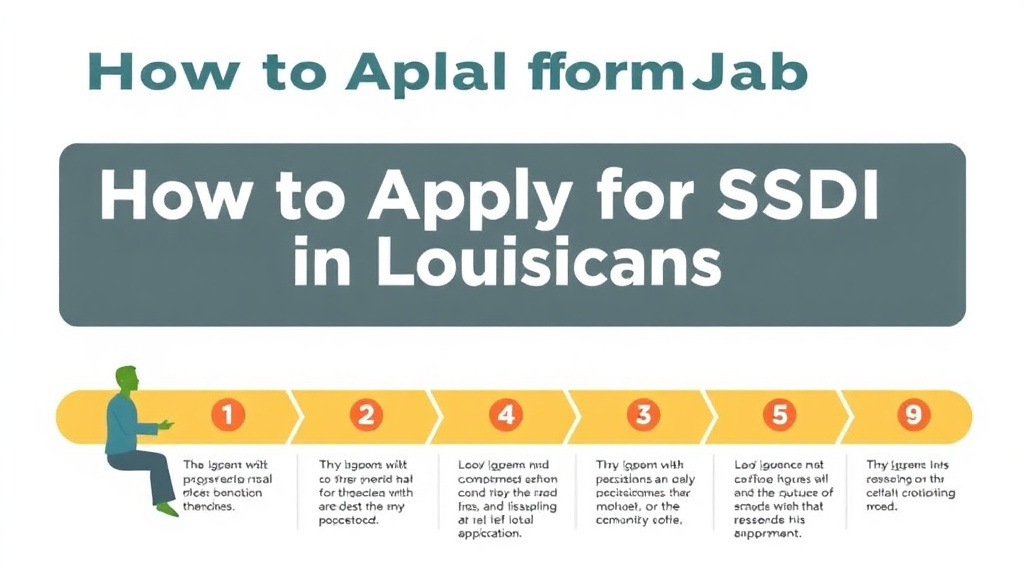 Practical checklist visual for apply for SSDI in Louisiana: Offices, Timelines, and Tips
