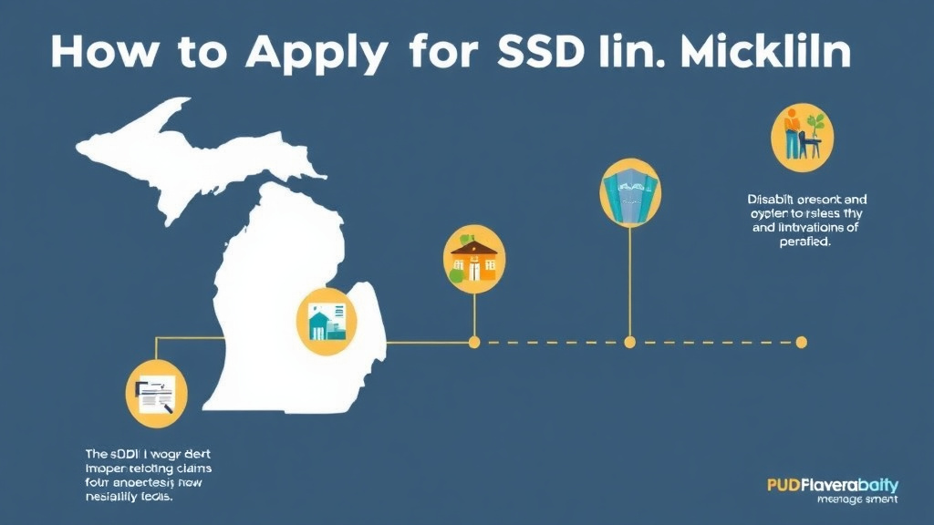 Practical checklist visual for apply for SSDI in Michigan: Offices, Timelines, and Tips