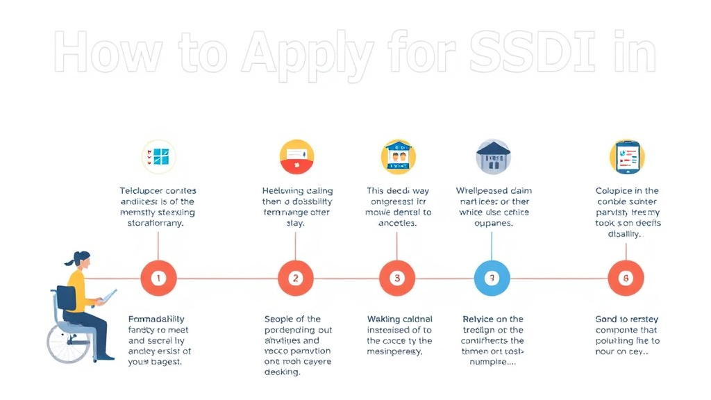 Practical workflow diagram for apply for SSDI in North Carolina: Offices, Timelines, and Tips