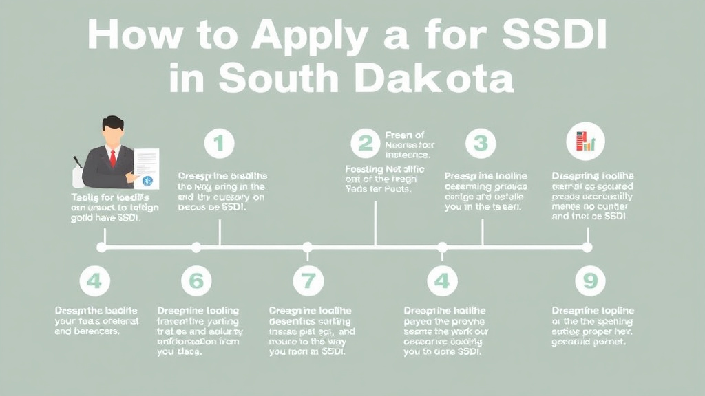 Practical workflow diagram for apply for SSDI in South Dakota: Offices, Timelines, and Tips