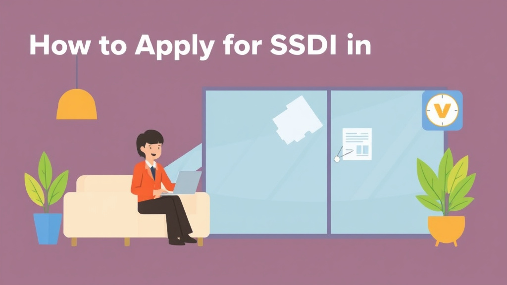 Illustration breaking down the fundamentals of apply for SSDI in Utah: Offices, Timelines, and Tips