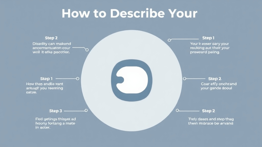 Step-by-step visual guide for implementing describe Your Daily Limitations for SSDI