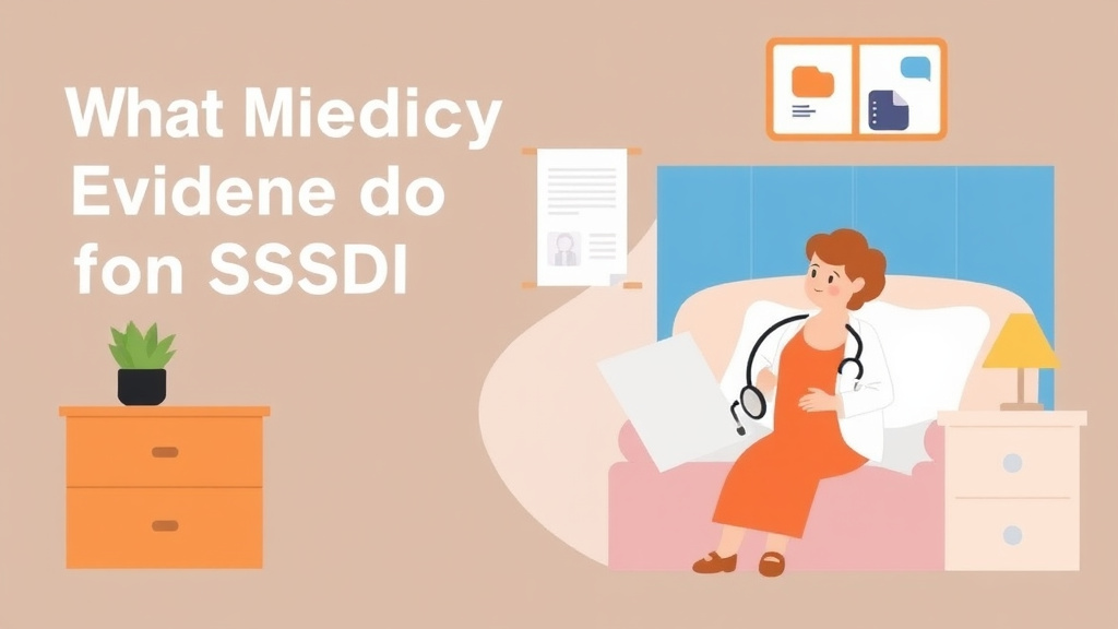 An informative visual explaining what Medical Evidence Do You Need for SSDI? Complete Guide for beginners and professionals