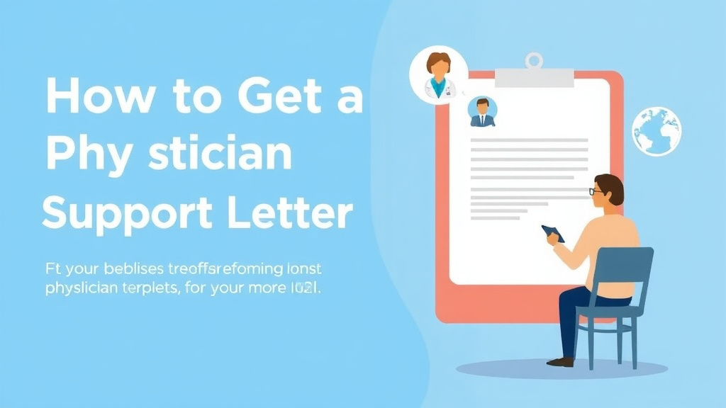 Hands-on guide visualization for get a Physician Support Letter for SSDI