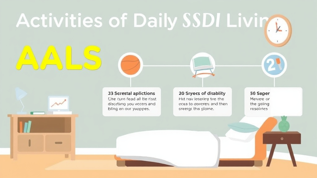 Real-world application diagram for activities of Daily Living (ADLs) and Your SSDI Claim