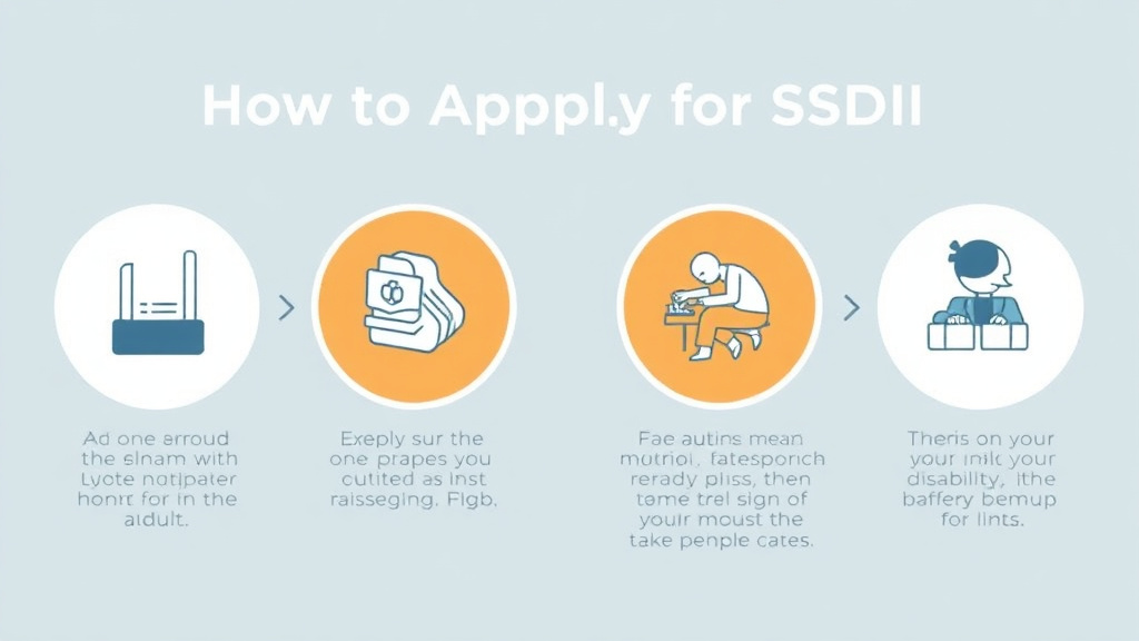 Real-world application diagram for apply for SSDI with Autism as an Adult