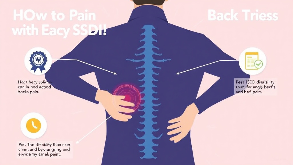 Step-by-step visual guide for implementing apply for SSDI with Back Pain: Application Tips