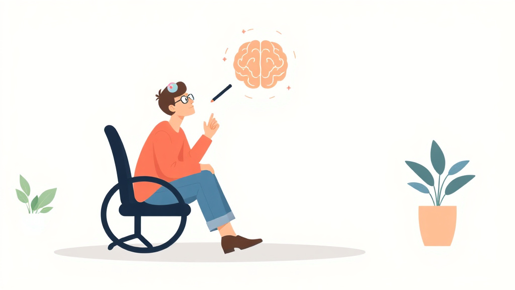 Conceptual diagram showing how apply for SSDI with Brain Cancer works in practice