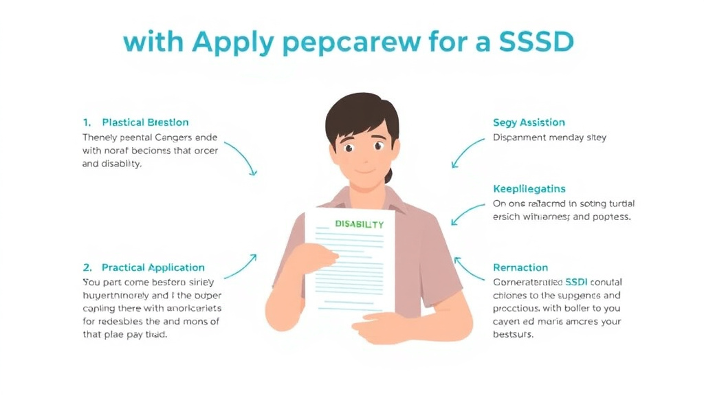 Step-by-step visual guide for implementing apply for SSDI with Cancer: Application Tips