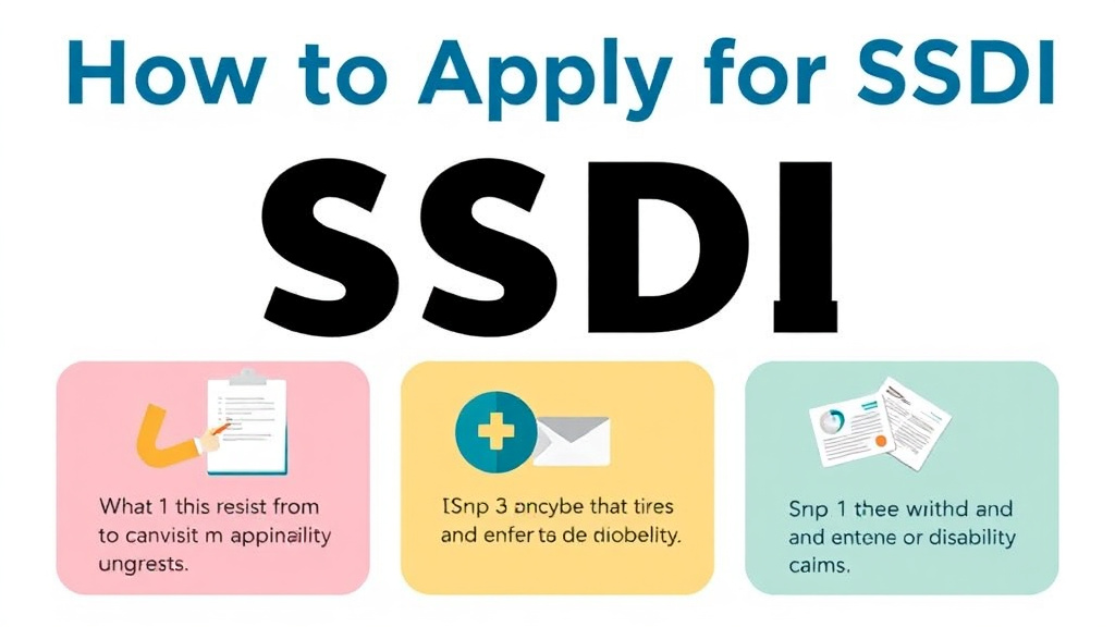 Practical workflow diagram for apply for SSDI with Diabetes: Application Tips