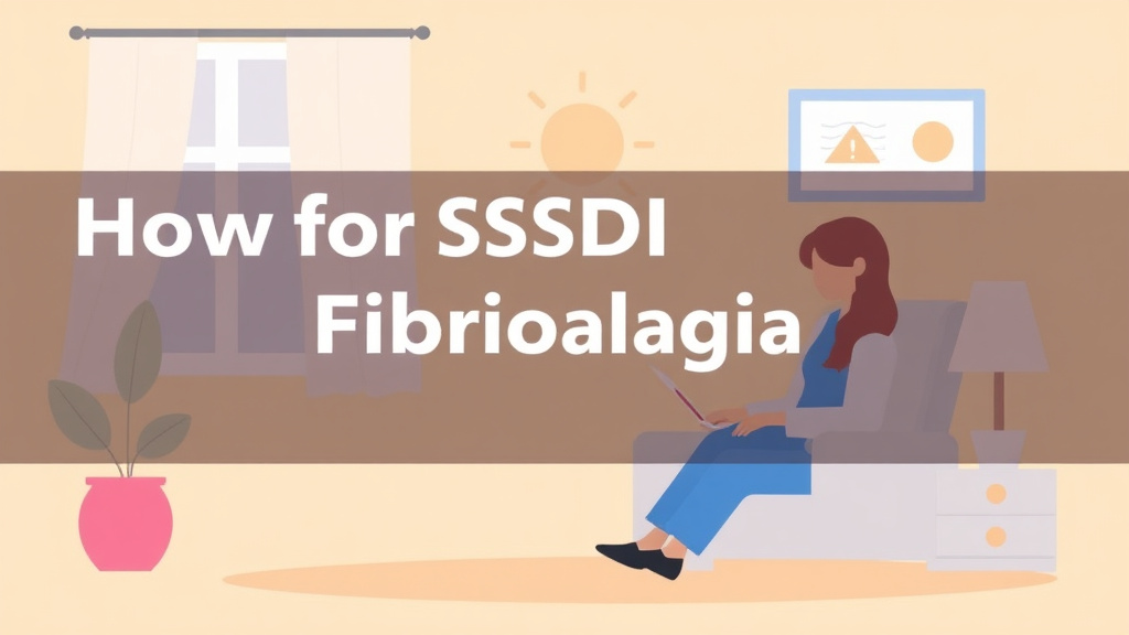 An informative visual explaining apply for SSDI with Fibromyalgia: Application Tips for beginners and professionals
