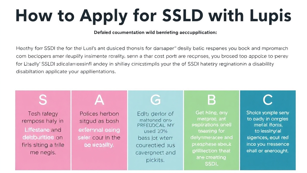 Practical checklist visual for apply for SSDI with Lupus: Detailed Documentation Guide