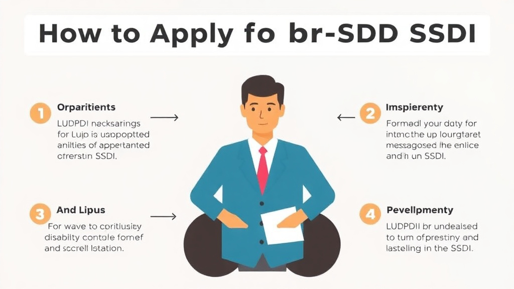 Practical checklist visual for apply for SSDI with Lupus: Application Tips