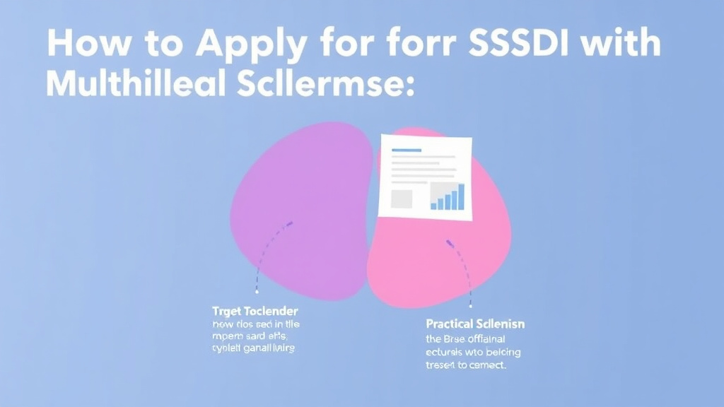 Hands-on guide visualization for apply for SSDI with Multiple Sclerosis: Application Tips