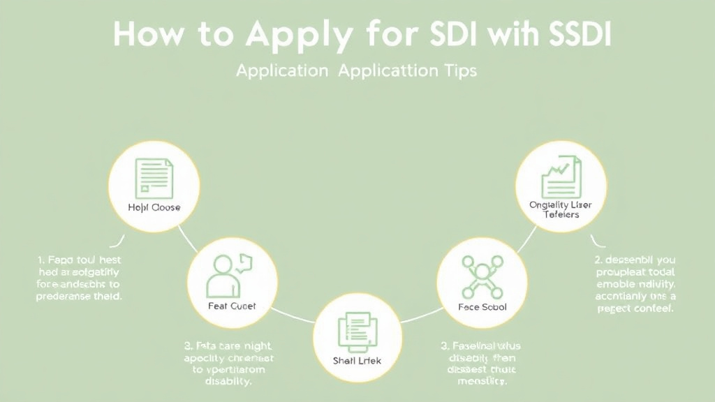 Real-world application diagram for apply for SSDI with PTSD: Application Tips