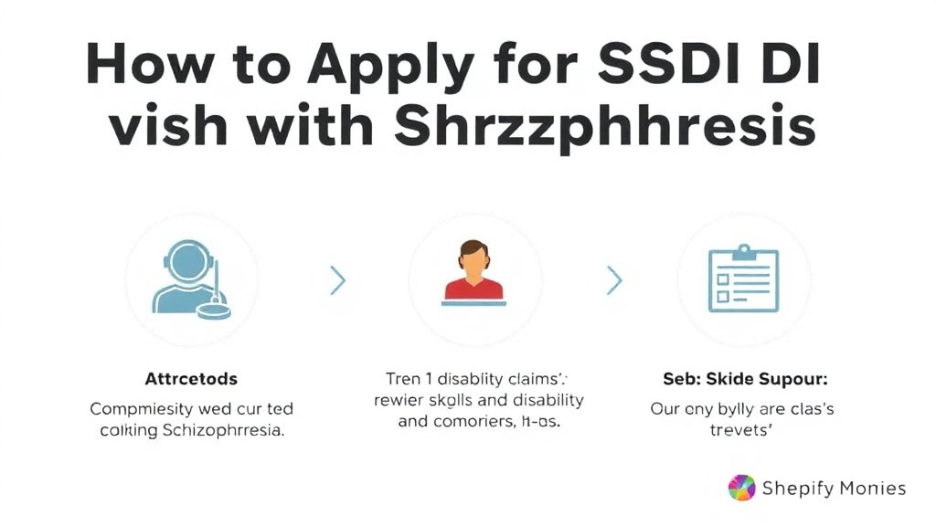 Practical checklist visual for apply for SSDI with Schizophrenia: Application Tips