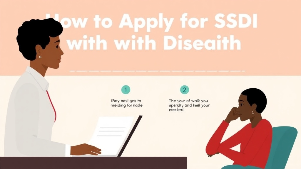 Practical workflow diagram for apply for SSDI with Sickle Cell Disease