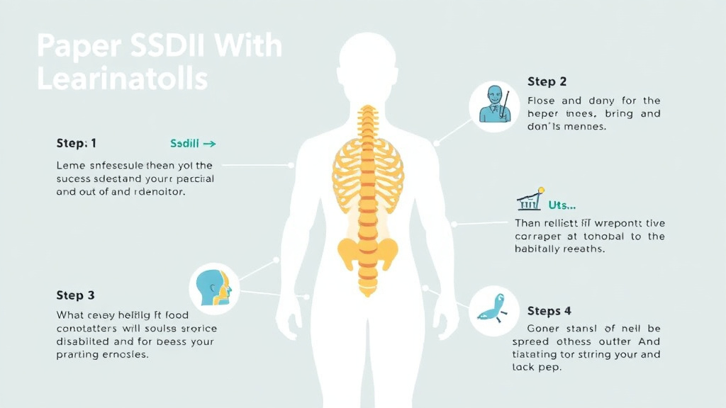 Real-world application diagram for apply for SSDI with Spinal Stenosis