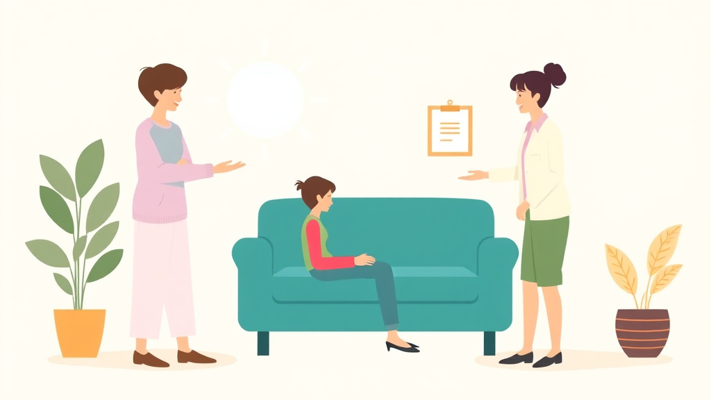 A professional illustration depicting apply for SSDI with Vertigo/Balance Disorders