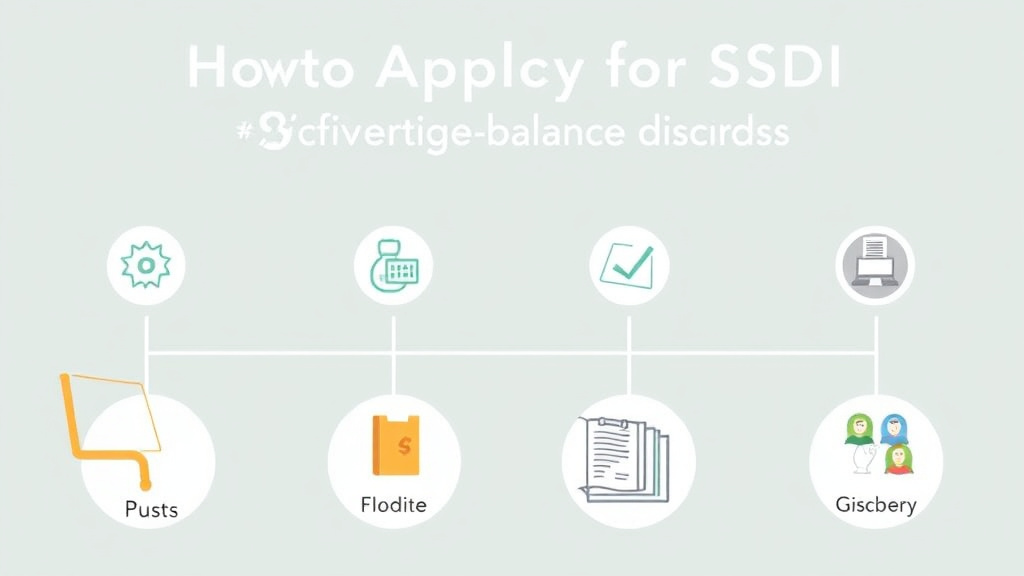 Practical checklist visual for apply for SSDI with Vertigo/Balance Disorders